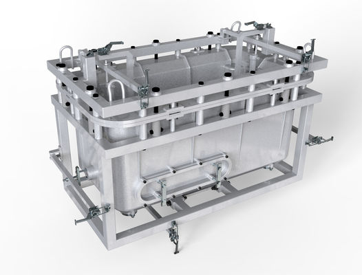 6061T6 blokcnc Aluminium dat Rotatieafgietselhulpmiddelen Met hoge weerstand machinaal bewerkt
