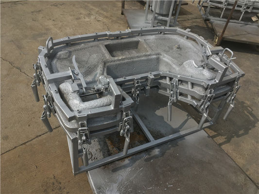 De aangepaste het Gieten ATV rotatiegieten Goedkeuring van de Vormen Volledige Klemmen ISO9001 van het Aluminiumafgietsel