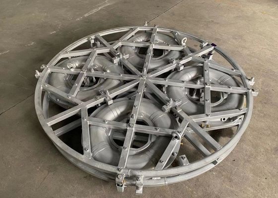 24 Hulpmiddelen van het de Rings6061t6 de Rotatieafgietsel van het duimleven voor 3 Meters rotatiegieten-Machine