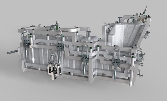 500L Vorm van de brandstof de Plastic Tank, de Volledige Vormen van rotatiegieten van Kader Zware Klemmen