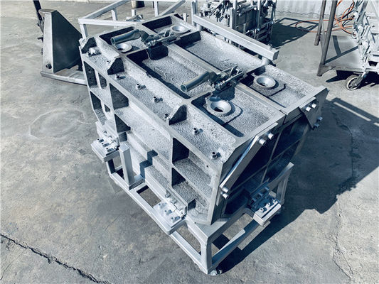 De antiroestaluminium Rotatievormen die Post het Schuimkaliber van Pu met 4 gieten spuiten Gaten in