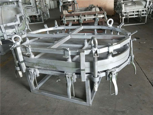 4mm8mm van het de Douaneproduct van Aluminium Rotatievormen Op zwaar werk berekende de Muurdikte