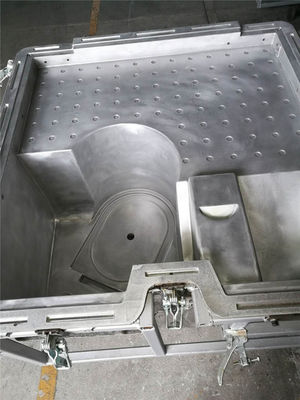 De Rotatievormen van het A3566061t6 Aluminium met Matte Surface Texture For Seated Draagbare Toliet