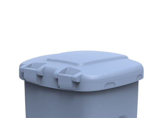 LLDPE rotatiegietproducten 150L vuilnisbak met enkelwandige deksel slijtvastheid