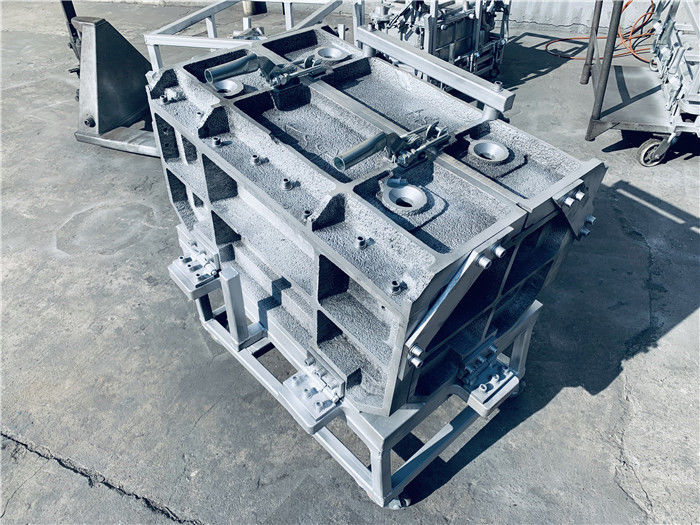 De antiroestaluminium Rotatievormen die Post het Schuimkaliber van Pu met 4 gieten spuiten Gaten in