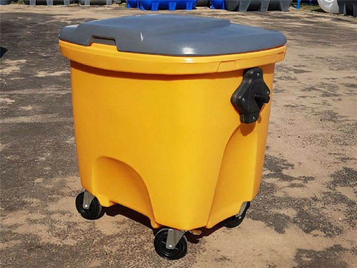 Van de het Deel de Enige Muur van de corrosieweerstand LLDPE Rotomolded Bak van het het Deksel150l Afval